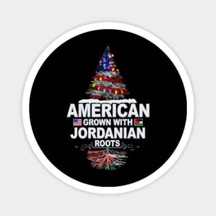 Christmas Tree  American Grown With Jordanian Roots - Gift for Jordanian From Jordan Magnet